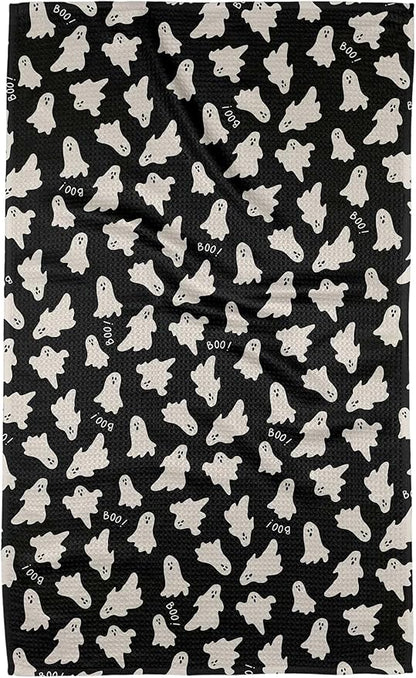GEOMETRY Halloween Kitchen Towels Quick Dry Microfiber Premium Boo 18x30