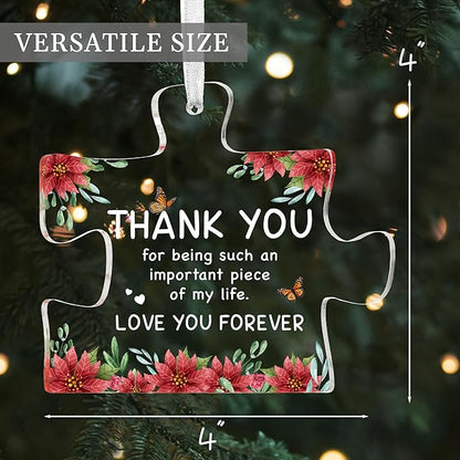 First Christmas Retired Ornament 2025, Retirement Gift for Woman, Men, Happy Retirement Gifts for Nurses, Teacher, Police, Doctor, Coach, Boss, Coworker, Mom, Dad, Friend (Thank You)