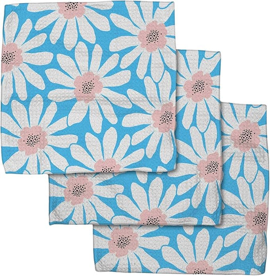 GEOMETRY Kitchen Dish Cloths Quick Dry Premium Dish Rags with Geoweave Sweet Spring