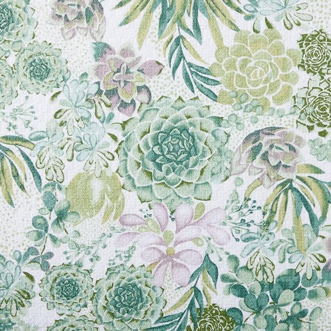 Martha Stewart Kitchen Towels Set of 2 Succulents 16x28 Dish Towels