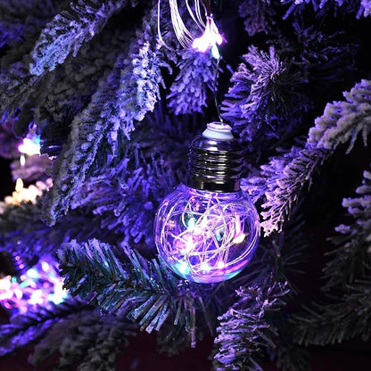 YOLIGHT Wishing Ball Curtain Lights 200 LED Window Curtain String Light with Remote, USB Battery Powered Twinkle Globe Fairy Lights for Wedding Party Bedroom Christmas Decoration (Multi-Colored)