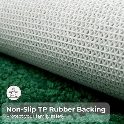 GRANNY SAYS Green Bathroom Rugs Non Slip, 20" x 32", Bath Rugs for Bathroom, Small Bath Rug Washable，Absorbent Bath Mats for Floor, Microfiber Bath Mat for Tub, Absorbent Shower Rugs