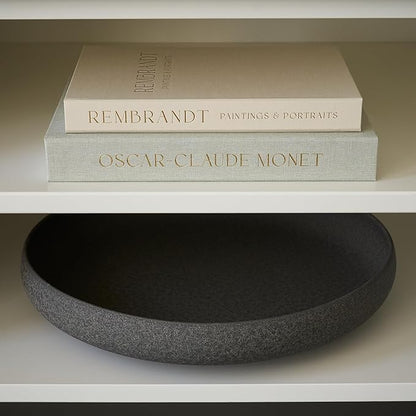 Beautiful Decorative Books - Set of 2 Linen Boxes Enhance Your Table, Bookshelf or Mantel Decor - Aesthetic Fake/Faux Books for Modern Home Decoration, Photo Storage and as a Keepsake Box