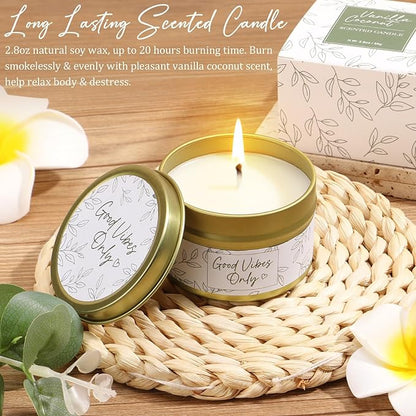 Self Care Gifts for Women Get Well Soon Gifts, Birthday Gifts for Women Care Package, Sympathy Gift Baskets Spa Gifts Set, Thinking of You Christmas Inspirational Gifts for Mom Her Friend Sister Wife