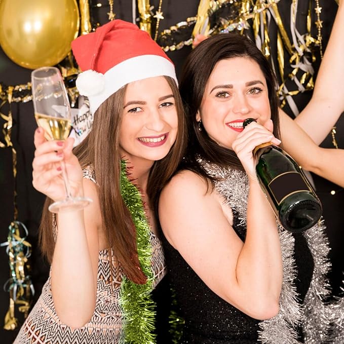 50 Feet Light Green Christmas Tinsel Garland, Metallic Foil Twist Garland Wall Hanging Tinsel Banner Backdrop for Parade Floats, Easter, Mother's Day, Wedding Party Decorations (2in x 50ft)