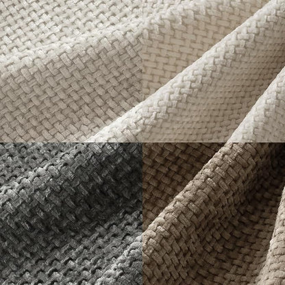 MIULEE Pack of 4 Throw Pillow Covers 12x20 Inch Neutral Soft Decorative Chenille Pillow Covers Farmhouse Boho Accent Cushion Covers for Mid Century Modern Home Decor Bedroom Living Room