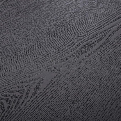 70" Farmhouse Oval Dining Table, Heavy-Duty Wood Dining Room Table for 4-6 Seats, Modern Kitchen Dinner Table & Home Desk with Easy-Clean Curved Tabletop, Black