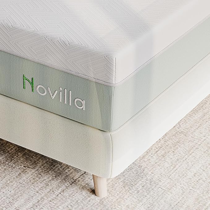Novilla Full Mattress,10 Inch Gel Memory Foam Mattress for Suppotive &Pressure Relieving, Medium Firm Feel in a Box,Bliss