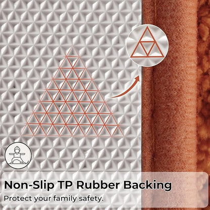 GRANNY SAYS Bathroom Rug Mat, Bath Mats for Bathroom Non-Slip, 24" x 36", Super Soft and Water Absorbent, Microfiber Bath Rugs, Machine Wash Dry, Large Bath Rugs for Floor, Terracotta