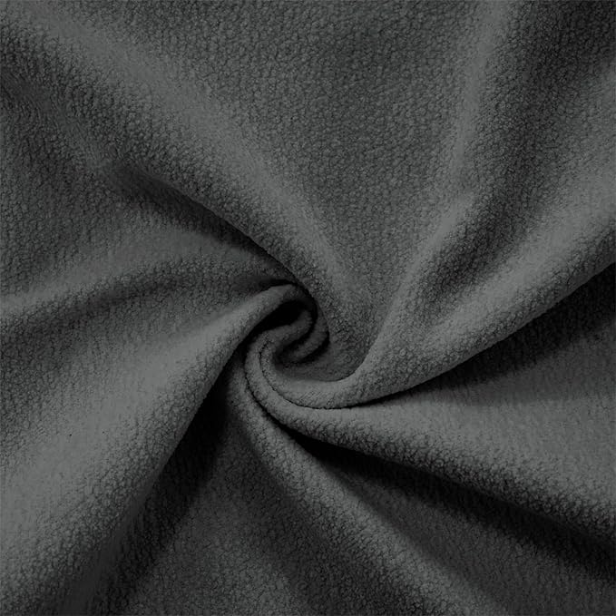 SoarFlash Velvet Sectional Sofa Ottoman, Grey