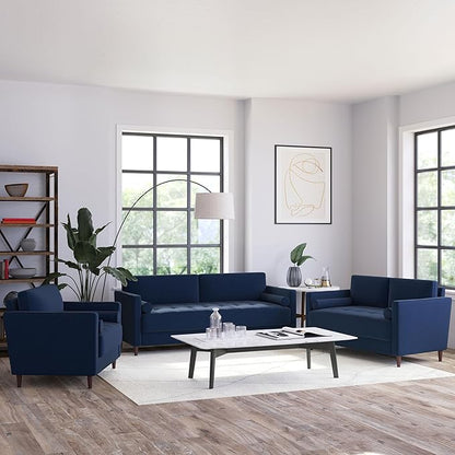 Lifestyle Solutions Lexington Armchair, Navy Blue
