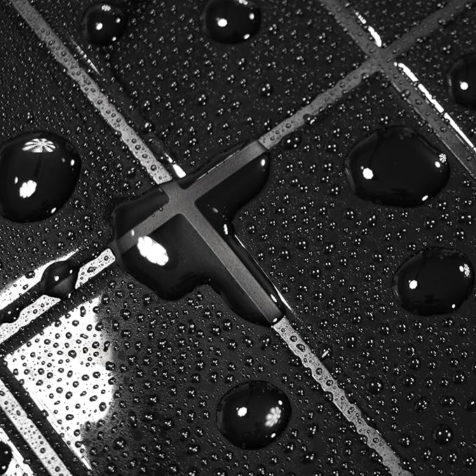 5 Pack Peel and Stick Backsplash Subway Tiles, Extra Thick 3D Wall Panels, Heat & Water Resistant, Easy DIY Kitchen, Bathroom, Laundry, Fireplace & Rental Home Wall Décor (12 x 12 in), Black