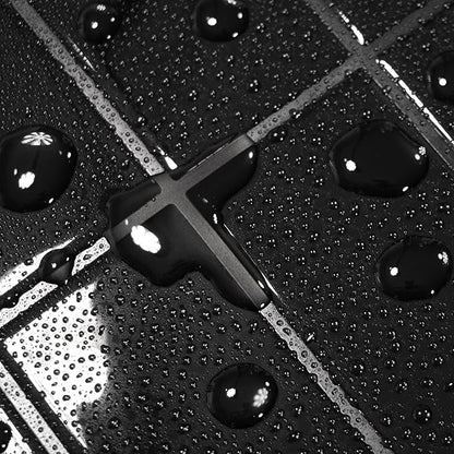 5 Pack Peel and Stick Backsplash Subway Tiles, Extra Thick 3D Wall Panels, Heat & Water Resistant, Easy DIY Kitchen, Bathroom, Laundry, Fireplace & Rental Home Wall Décor (12 x 12 in), Black