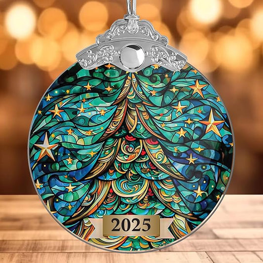 2025 Christmas Ornament, Christian Holiday Decor, Ornaments for Tree, Tree Ornaments, Acrylic Hanging Art, 2025 Christmas Ornament, Vintage Christmas Ornaments, Christmas Decorations