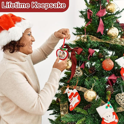 COCHIE Retirement Gift for Teacher Woman Men from Student, Thank You Teacher Appreciation Gift, Personalized Metal Picture Frame Retirement Ornament Keepsake, Christmas Teachers Gifts Ideas