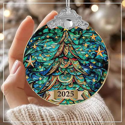 2025 Christmas Ornament, Christian Holiday Decor, Ornaments for Tree, Tree Ornaments, Acrylic Hanging Art, 2025 Christmas Ornament, Vintage Christmas Ornaments, Christmas Decorations