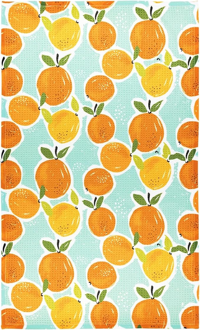 Modern Style Premium Kitchen Tea Towel Super Absorbent Fast Drying Microfiber Fresh Squeezed