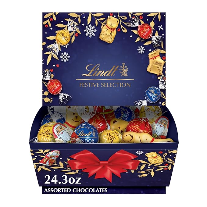 Lindt Festive Selection Assorted Chocolate Candy, 24.3 oz. Box
