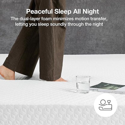 Novilla Full Mattress, 12 Inch Full Memory Foam Mattress for Supportive & Pressure Relief, Removable Washable Cover,CertiPUR-US Certified Mattresses in a Box, Firm