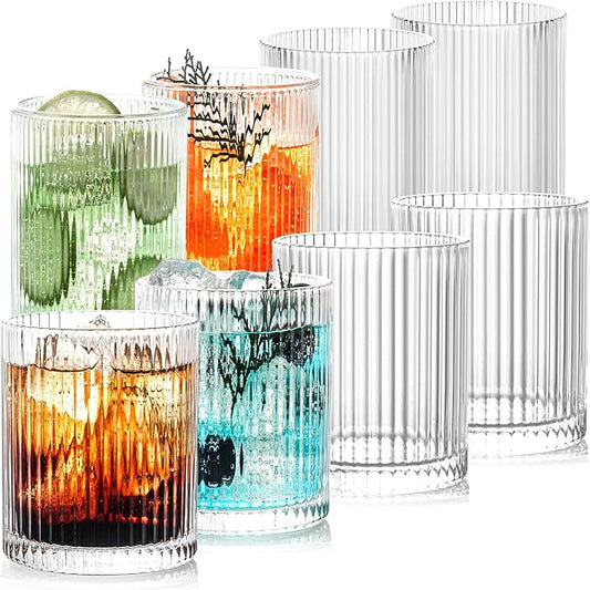 Set of 8 Drinking Glasses