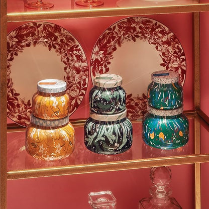 Capri Blue Volcano Candle - Pattern Play Holiday Candle - Petite Glass Jar Candle - Scented Candles with Notes of Tropical Fruits & Sugared Citrus - Decorative Gift (8 oz)