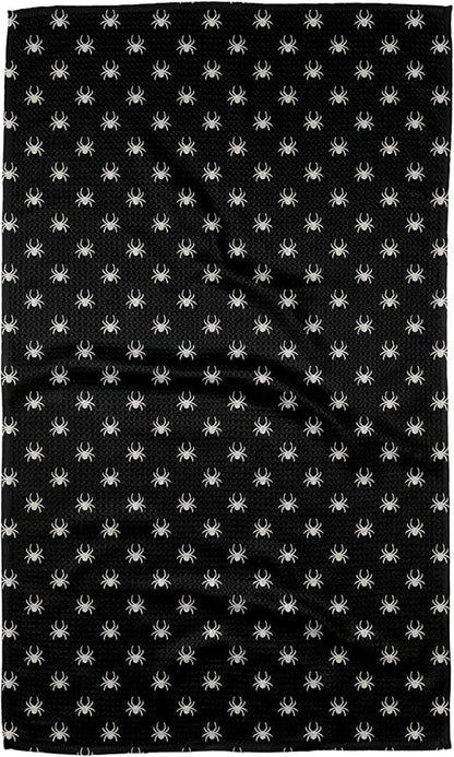 GEOMETRY Halloween Kitchen Towels Quick Dry Microfiber Dish Towels Premium Waffle Spiders 18x30