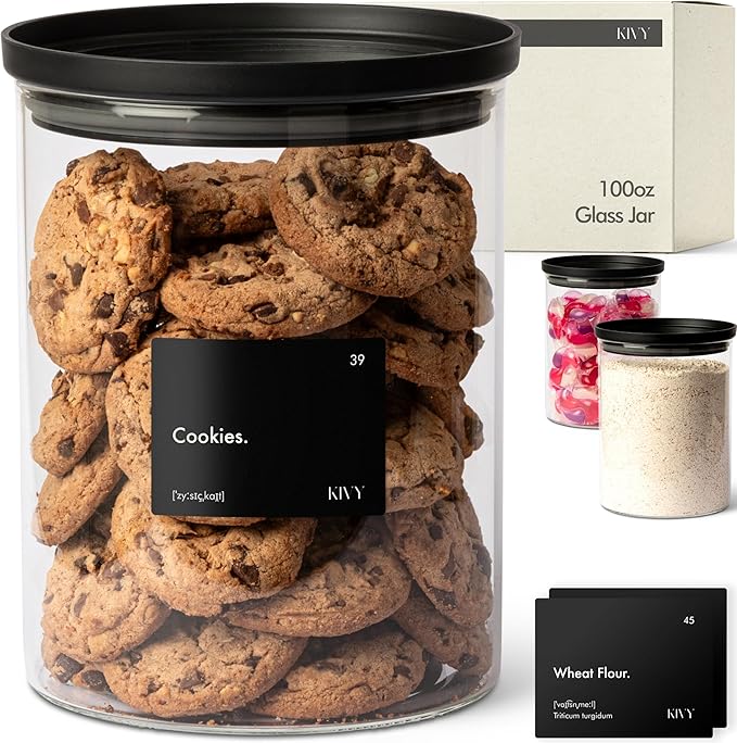 KIVY Glass Jars (100oz)