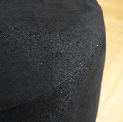 90" Curved Sofa with Throw Pillows, 4 Seater Luxury Velvet Couch with Half Moon Design and High-Density Foam, Ideal for Modern Living Room, Office & Apartment, Black