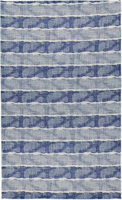 Modern Style Premium Kitchen Tea Towel Super Absorbent Fast Drying Microfiber Denim Waves