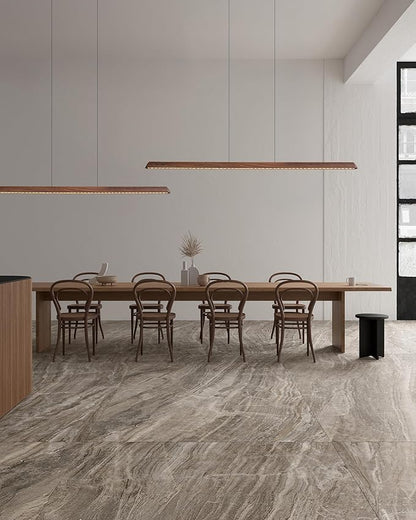 71" Wood Linear Pendant Light, Dimmable Kitchen Island Lighting with Remote, 30W LED Island Lights for Kitchen, Adjustable Linear Chandelier for Dinning Room Light Fixture, Bar, Pool Table - Walnut