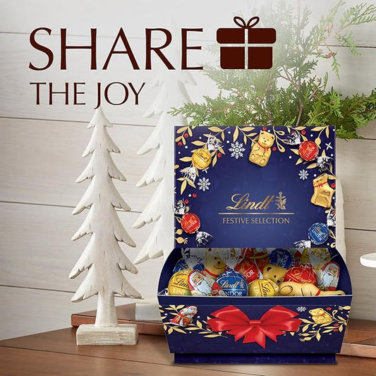 Lindt Festive Selection Assorted Chocolate Candy, 24.3 oz. Box