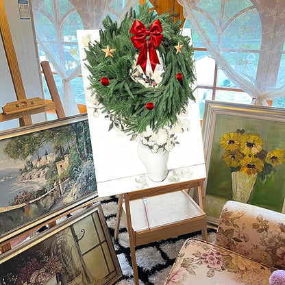 Christmas Garlands Norfolk Pine - Real Touch Pine Garlands - Garlands Christmas Decorations for Home Dining Table Mantel Porch Winter Christmas Decor(6ft)