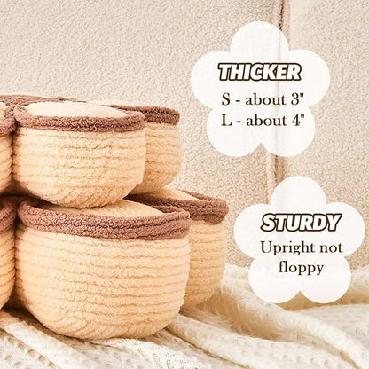 Flower Pillow, Soft Shaped Floor Cushion, Decorative Throw Pillow, Cute Seating Cushion, Plush Pillow for Sofa Couch Bed (17.7 Inch, Lavender)