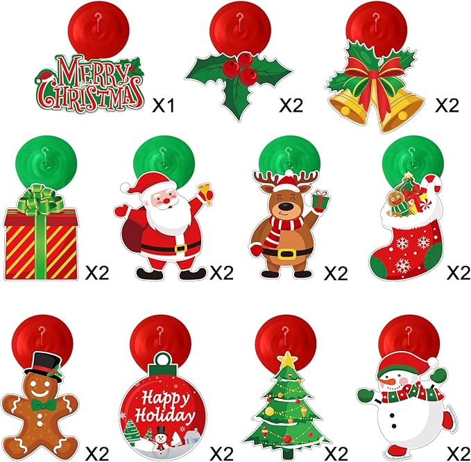 30 Pcs Christmas Swirl Ceiling Hanging Decorations Set Xmas Holiday Snowman Elk Sign Hanging Foil Indoor Decorations for Ceiling Xmas Holiday Party Supplies (Santa Bell Snowman)