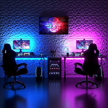 Art3dwallpanels 33 Pack 3D Wall Panel Diamond for Interior Wall Décor, PVC Flower Textured Wall Panels for Living Room Lobby Bedroom Hotel Office, White, 12''x12'' Cover 32.Sq.Ft.