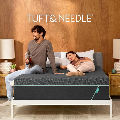 Tuft & Needle Mint Hybrid Medium Plush Queen Size Mattress in a Box, Cooling Adaptive Foam, Individually-Wrapped Coils, 100 Night Trial, Fiberglass Free, CertiPUR-US, 10-Year Limited Warranty