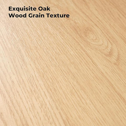 EUREKA ERGONOMIC Standing Desk, 63inch Executive Computer Desk Adjustable Height Stand up Table Modern Trapezoidal Leg,Touch Screen,Oak