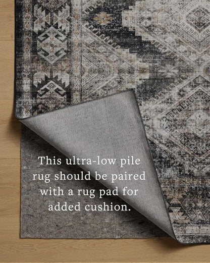 Loloi Amber Lewis Josie Collection JOS-04 Ink Earth 9'-0" x 12'-0" .13" Area Rug