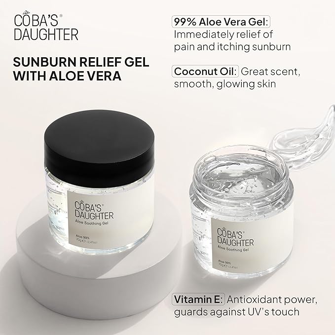 COBA’S DAUGHTER Christmas Gift for Women - 3-Piece Spa Gift Set with Honey Turmeric Scrub, Almond Orange Scrub & Aloe Vera Gel - Perfect Birthday Gift, Self-Care Spa Gift Box, Travel Size Beauty Set