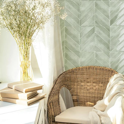 SMART TILES Peel and Stick Backsplash - 5 Sheets of 11.43" x 9" - 3D Adhesive Peel and Stick Tile Backsplash for Kitchen, Bathroom, Wall Tile