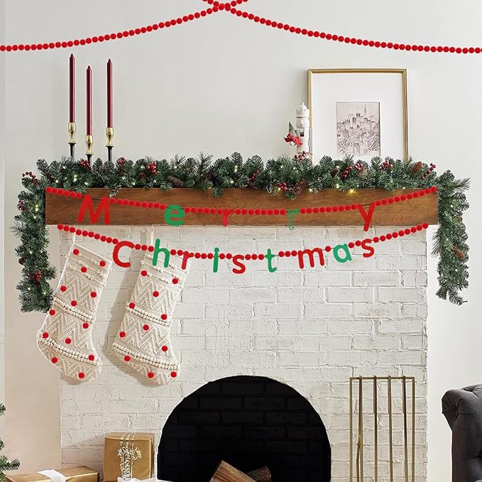 SEPGLITTER Christmas Pom Poms Balls, 1000 Pieces Light Red Pompoms Pom Poms for Crafts Making DIY Holiday Christmas Decorations Supplies (0.4 inch/1 cm )