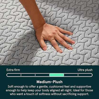 Tuft & Needle - Mint Medium Plush Gel Foam King Mattress - Enhanced Cooling, Responsive Comfort, Pressure Relief and Support, CertiPUR-US, 100-Night Trial, and 10 Year Limited Warranty