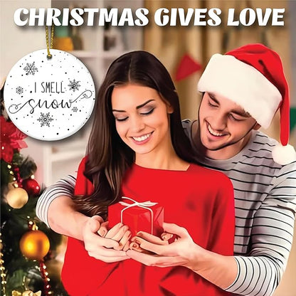 I Smell Snow, Girls Gifts Christmas Ornament, Gifts Women, Christmas Tree Ornament, Friendship Elephant Ornament, Christmas Tree Ornament 2025