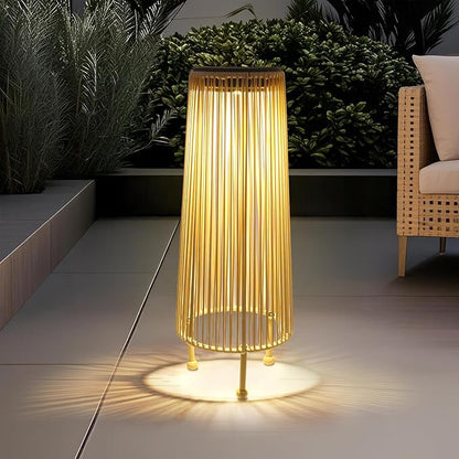 Outdoor Solar Floor Lamp, Upgraded Solar Patio Lamp, Brighter Outdoor Floor Lamp, Auto On/Off Patio Lamps Outdoor for Yard Garden Patio Pathway Lawn Decor