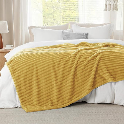 Bedsure GentleSoft Honey Fleece Blanket for - Cozy Soft Blankets for Women, Cute Small Throws for Girls, 108x90 Inches