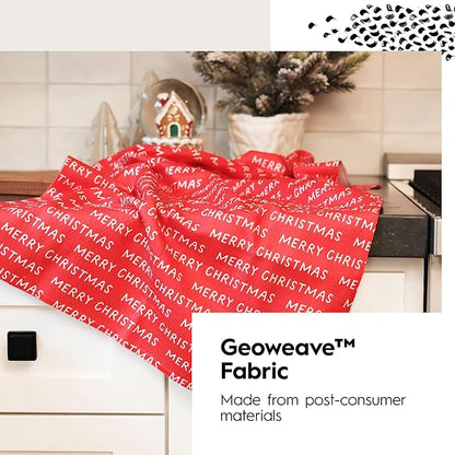 GEOMETRY Christmas Kitchen Towels Quick Dry Microfiber Premium Towel Happy Hanukkah 1 Pack