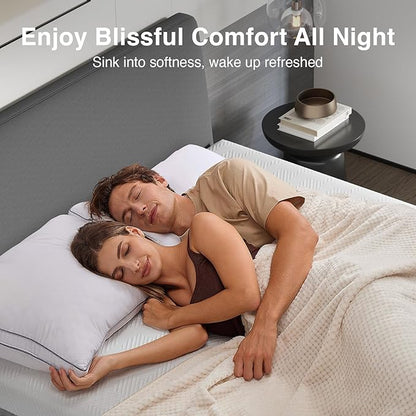 Novilla Mattress Full Size, 14 Inch Gel Memory Foam Mattress Full in a Box for Suppotive, Pressure Relieving & Plush Comfort, Bliss