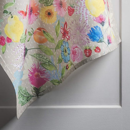Maison d'Hermine Dish Towels 100% Cotton Absorbent Jardin D'Ete Fog Set of 3 Spring Summer