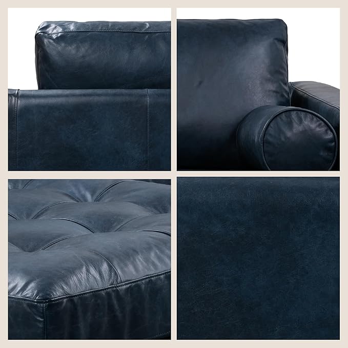 POLY & BARK Napa Furniture, 104.5 inches, Midnight Blue