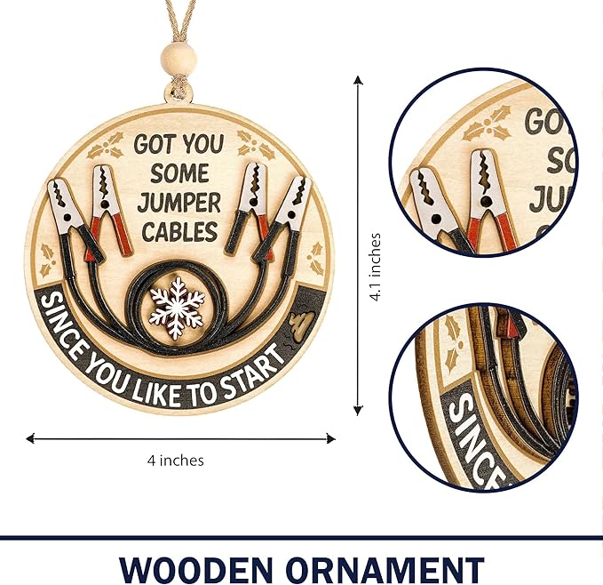 Funny Christmas Ornaments – White Elephant Gifts - Friendship Ornament - Gag Gift Holiday Ornament for Friends - Family - Coworkers – Hilarious Novelty Xmas Tree Decoration 2025